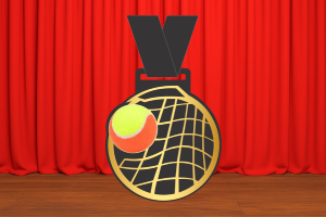 Medalha de Beach Tennis B1704